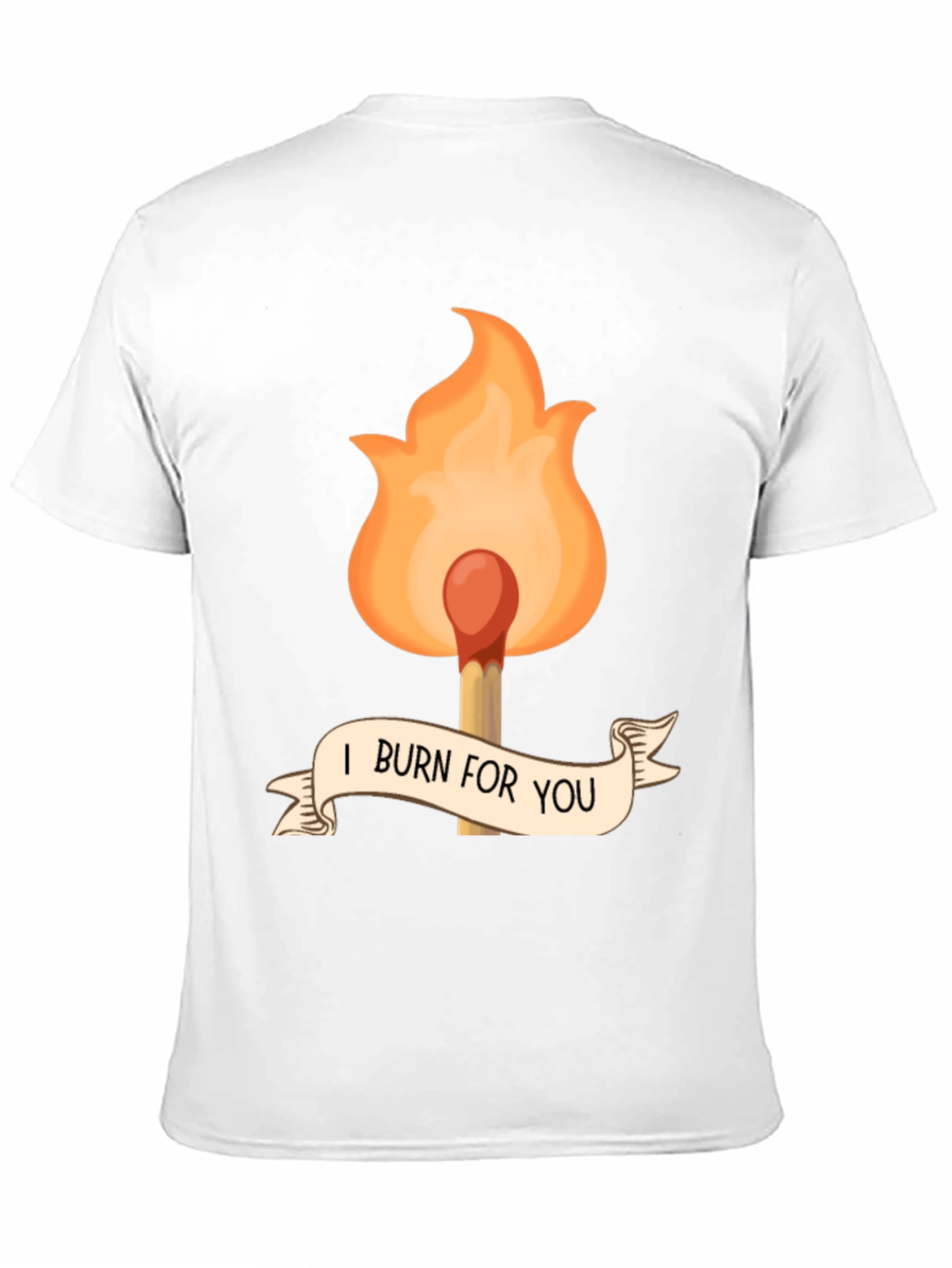 I Burn For You Graphic Tee - Black