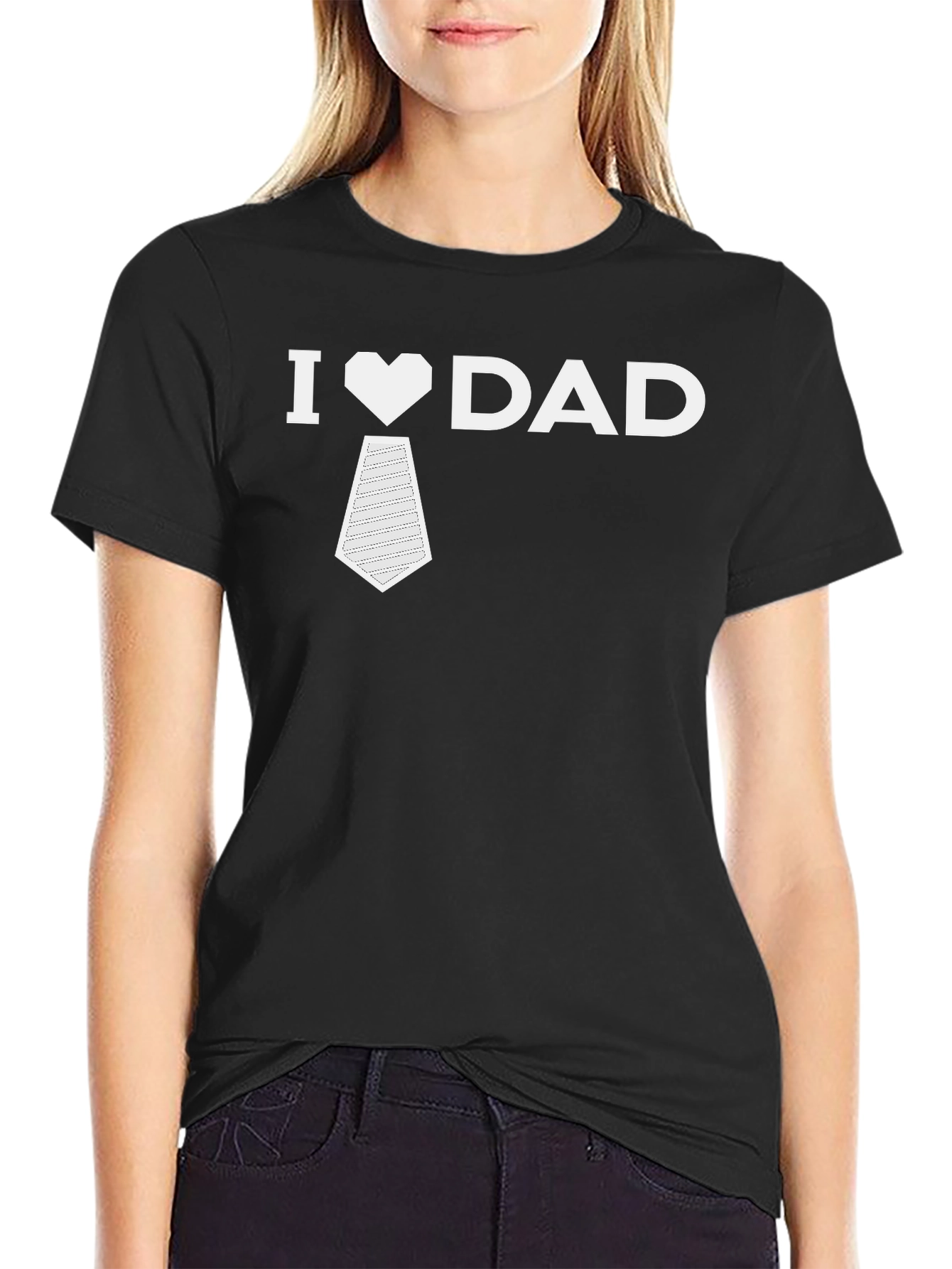I Heart Dad T-Shirt Fathers Day Gift