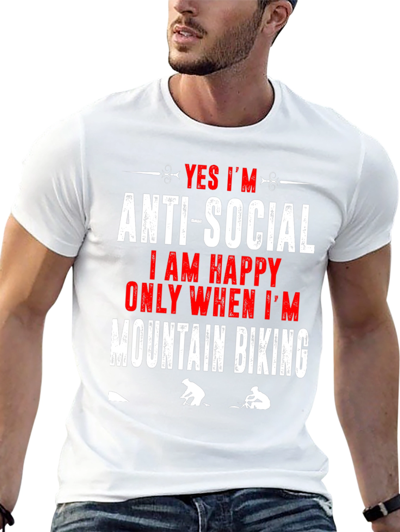 Anti-Social Mountain Biking T-Shirt