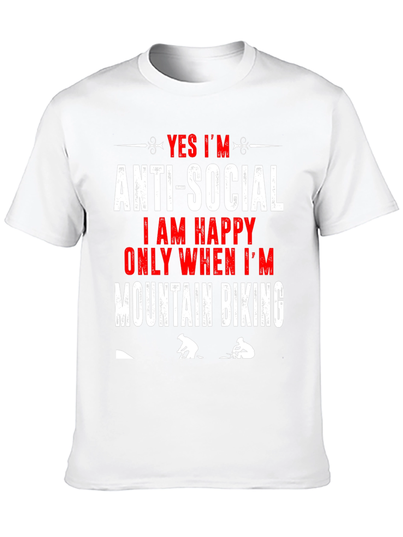 Anti-Social Mountain Biking T-Shirt