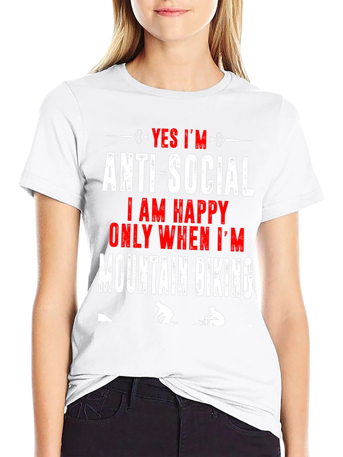 Anti-Social Mountain Biking T-Shirt