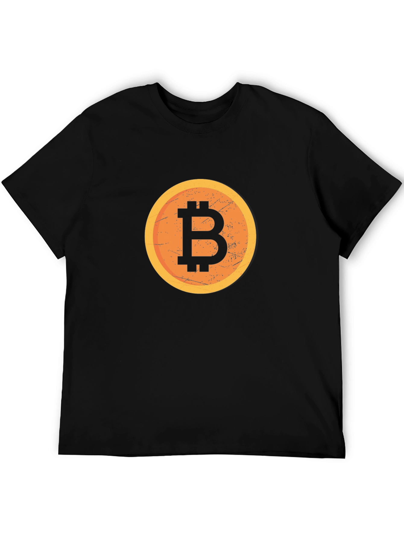 Bitcoin Logo Graphic Black T-Shirt