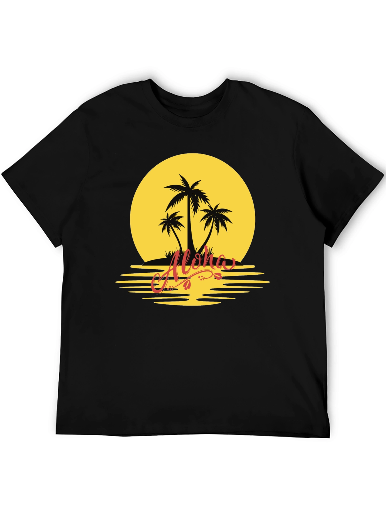 Aloha Sunset Graphic Tee - Island Vibes