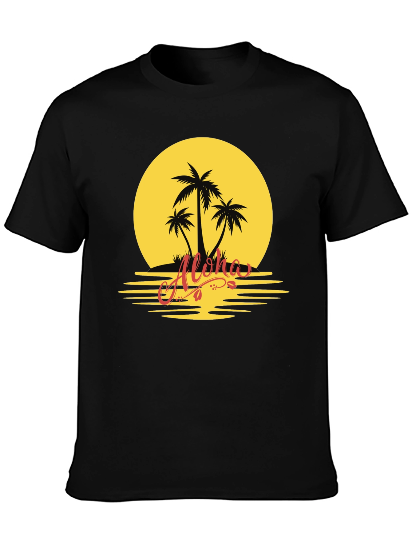 Aloha Sunset Graphic Tee - Island Vibes
