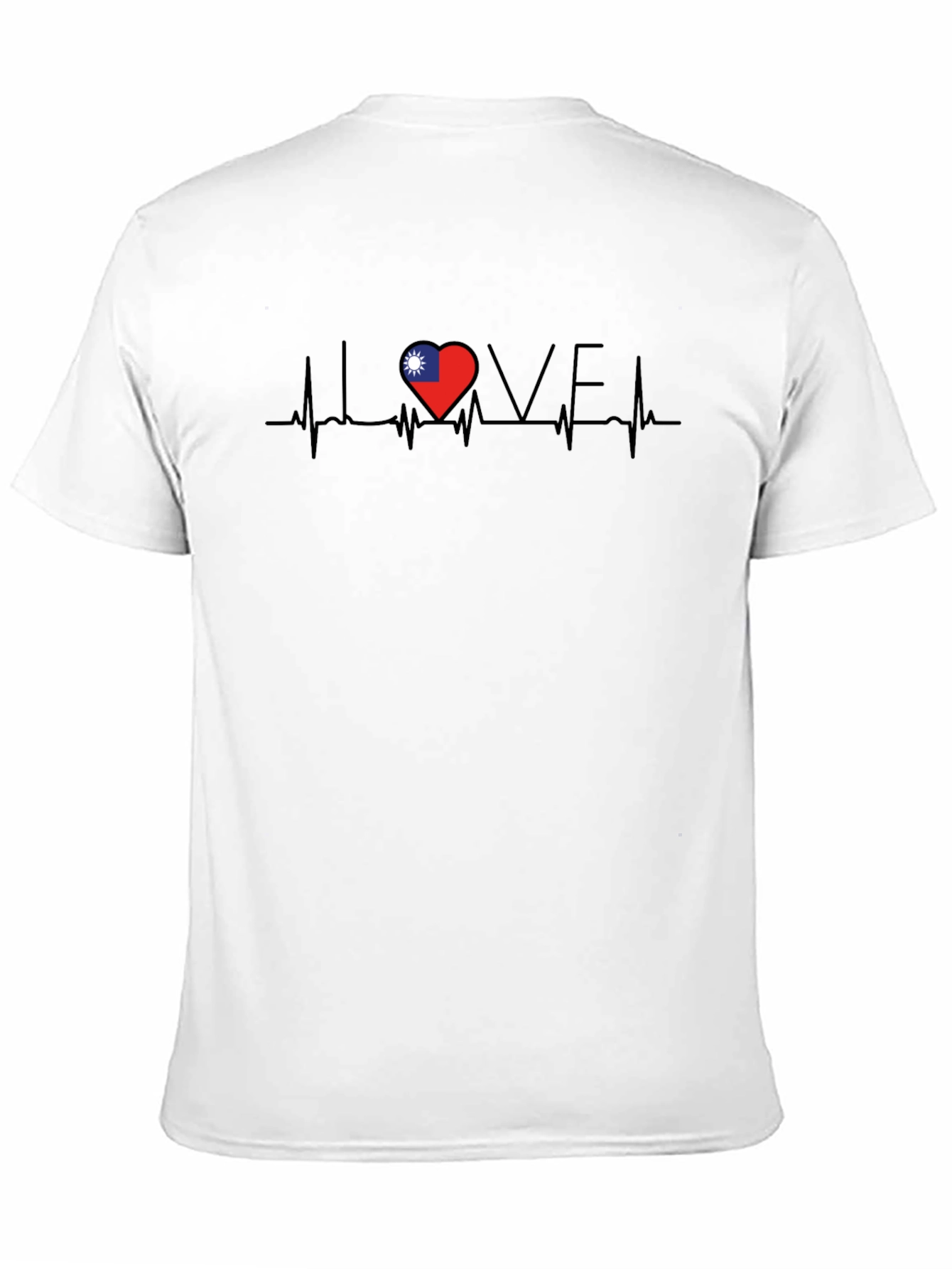 Love Taiwan Heartbeat T-Shirt