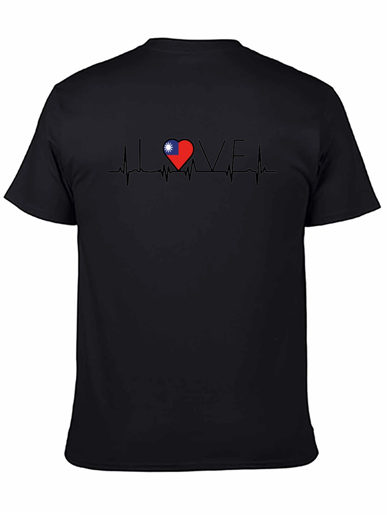 Love Taiwan Heartbeat T-Shirt