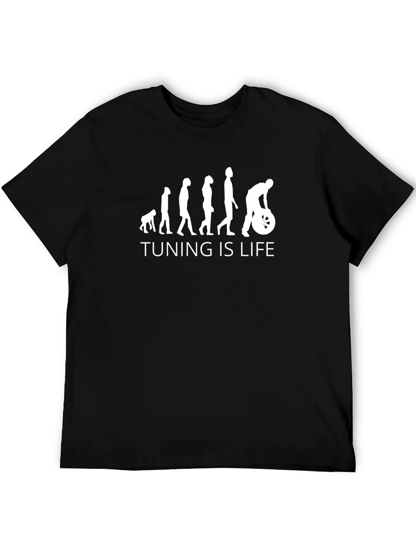 Tuning is Life Black T-Shirt - Automotive Enthusiast