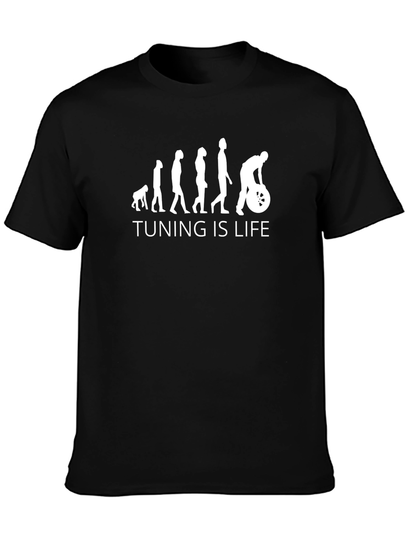 Tuning is Life Black T-Shirt - Automotive Enthusiast