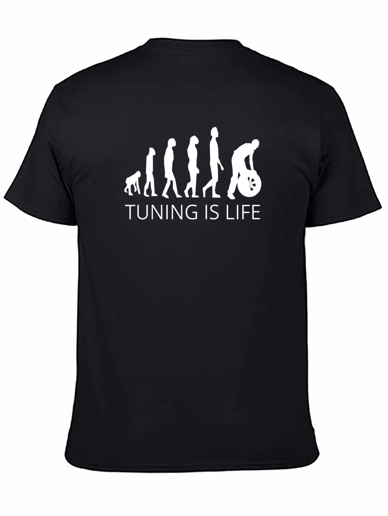 Tuning is Life Black T-Shirt - Automotive Enthusiast