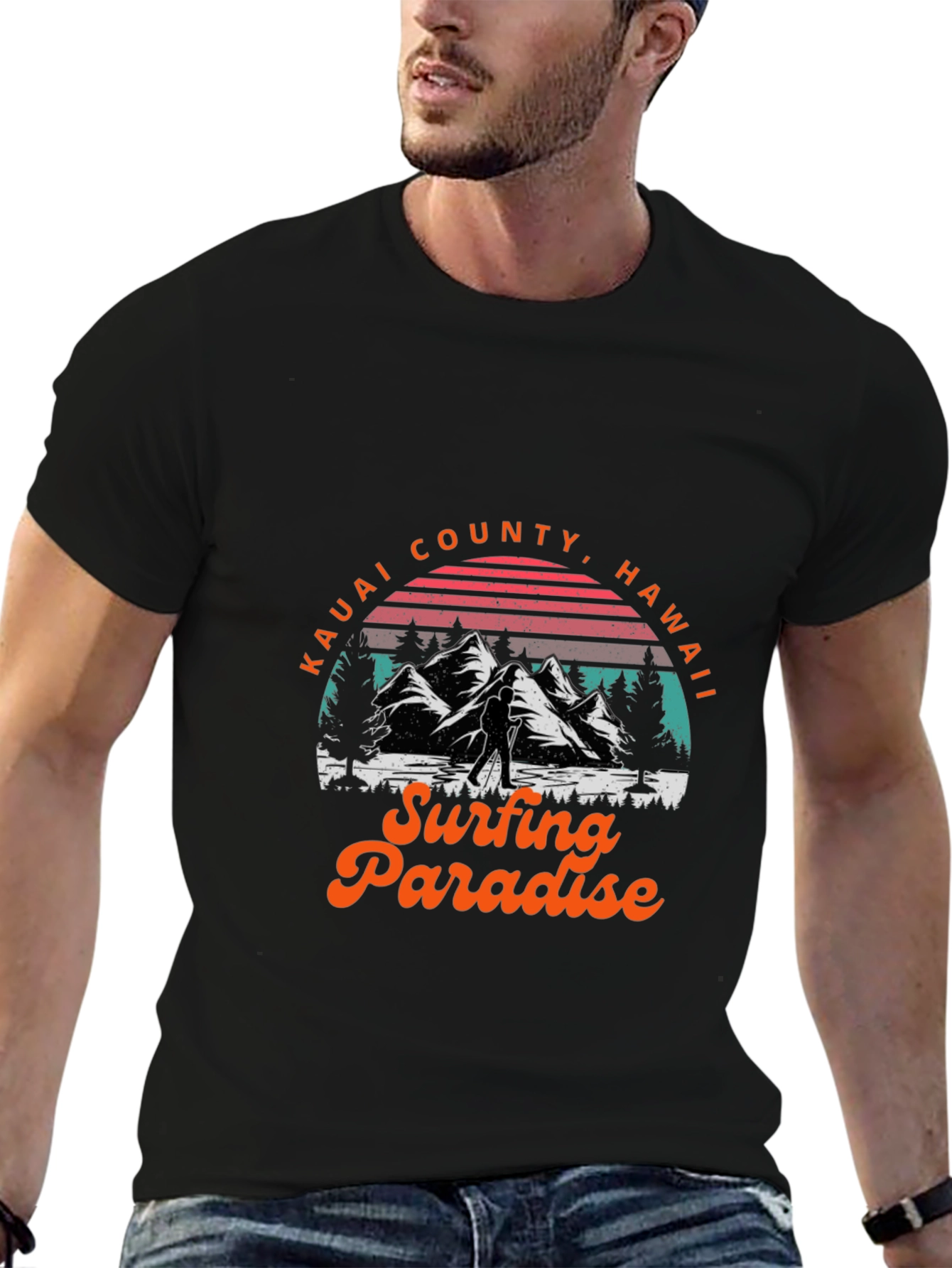 Kauai Hawaii Surfing Paradise T-Shirt