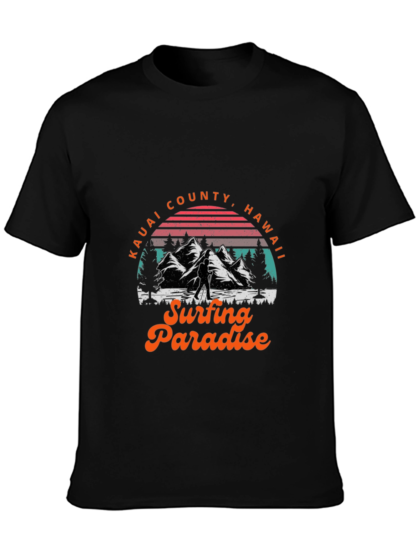 Kauai Hawaii Surfing Paradise T-Shirt