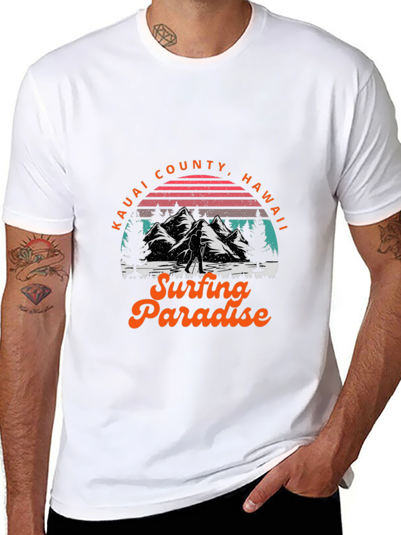 Kauai Hawaii Surfing Paradise T-Shirt