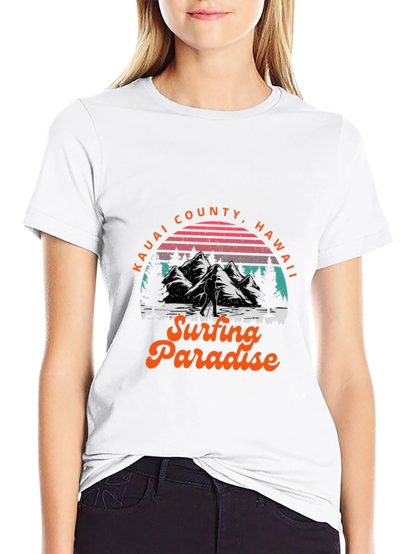 Kauai Hawaii Surfing Paradise T-Shirt