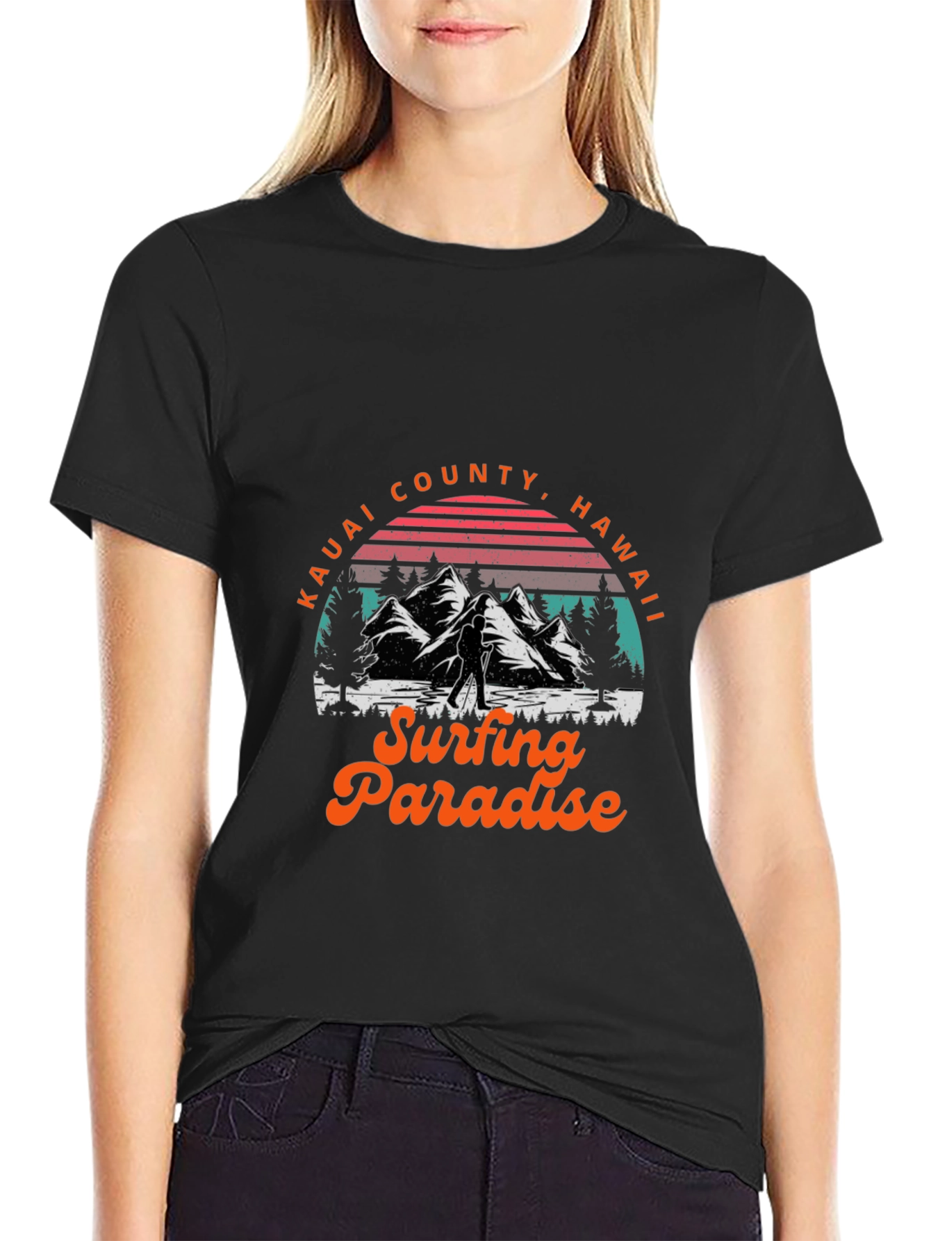 Kauai Hawaii Surfing Paradise T-Shirt