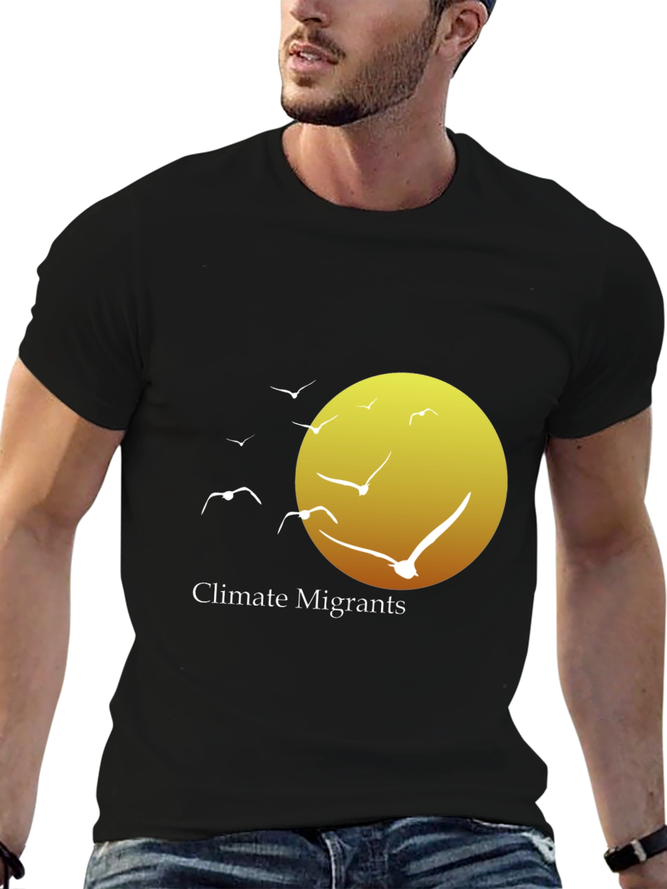 Climate Migrants T-Shirt - Black Graphic Tee