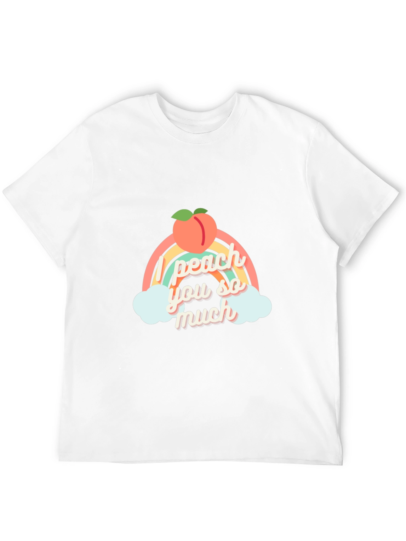 I Peach You So Much Black T-Shirt