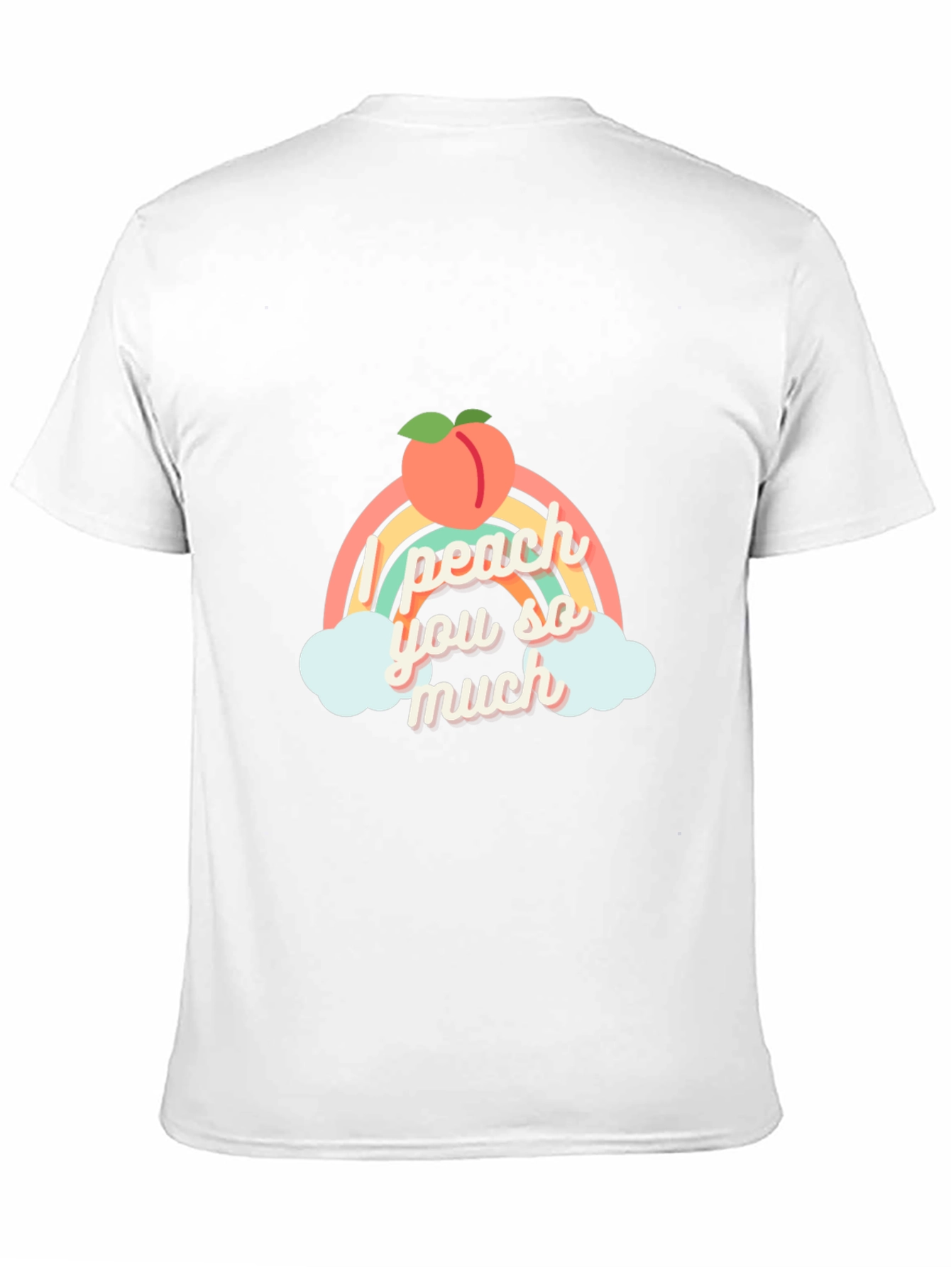 I Peach You So Much Black T-Shirt