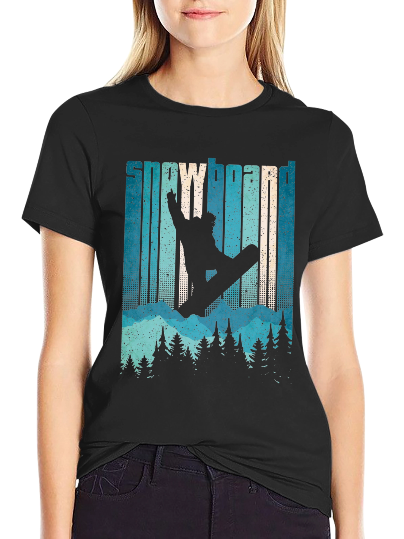 Snowboard Retro Graphic T-Shirt
