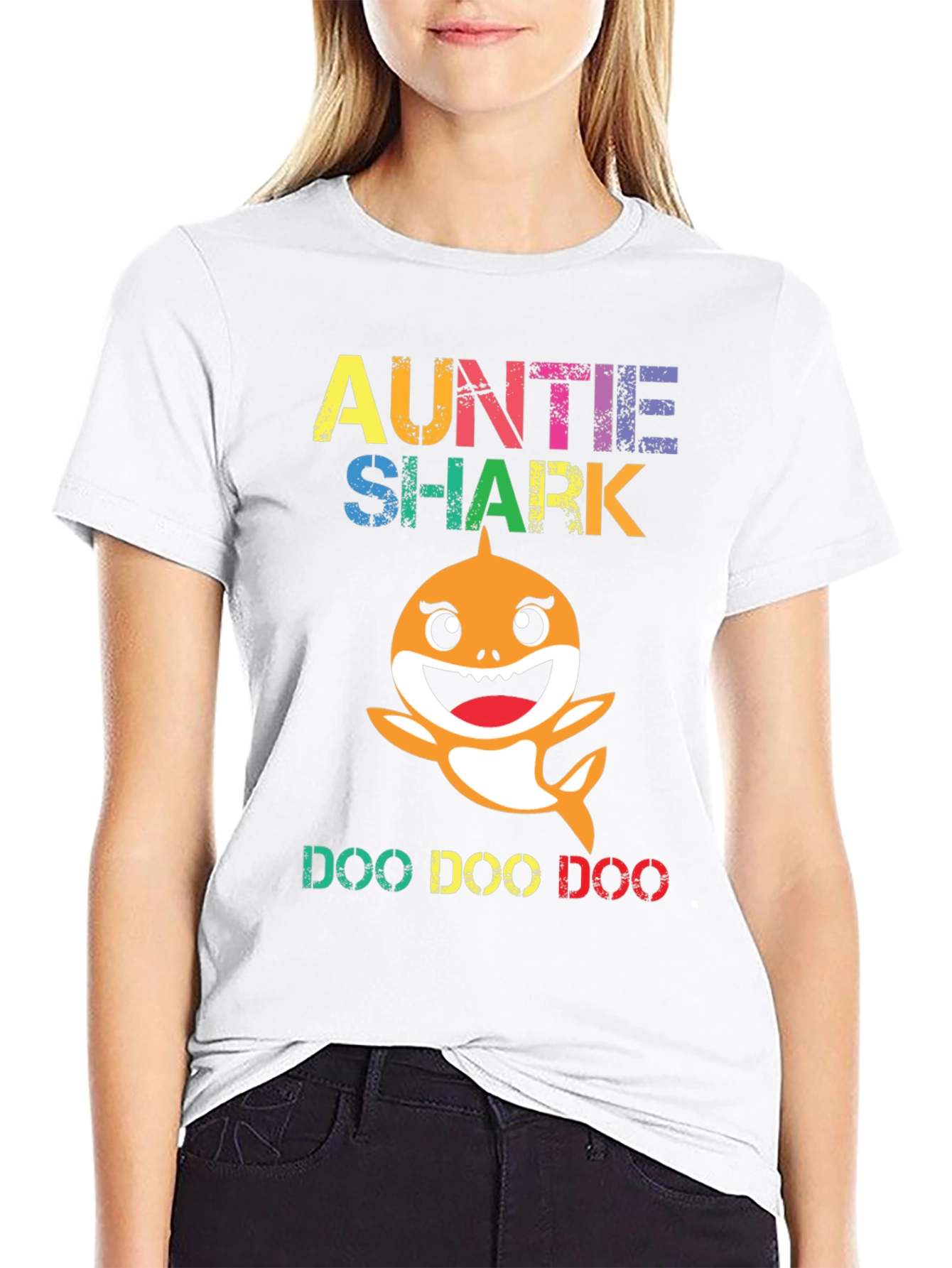 Auntie Shark Doo Doo Doo T-Shirt