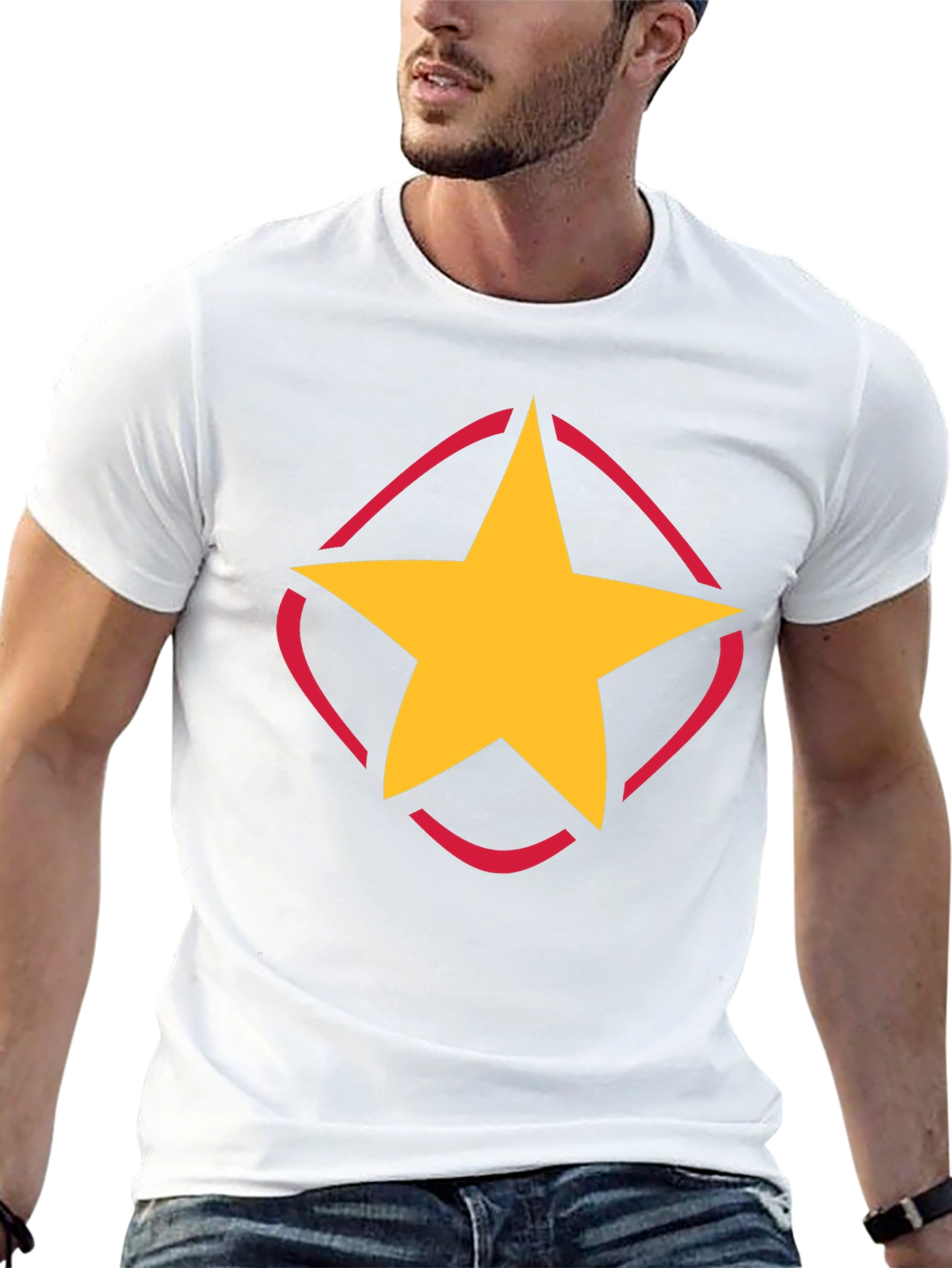 Star Emblem Black T-Shirt