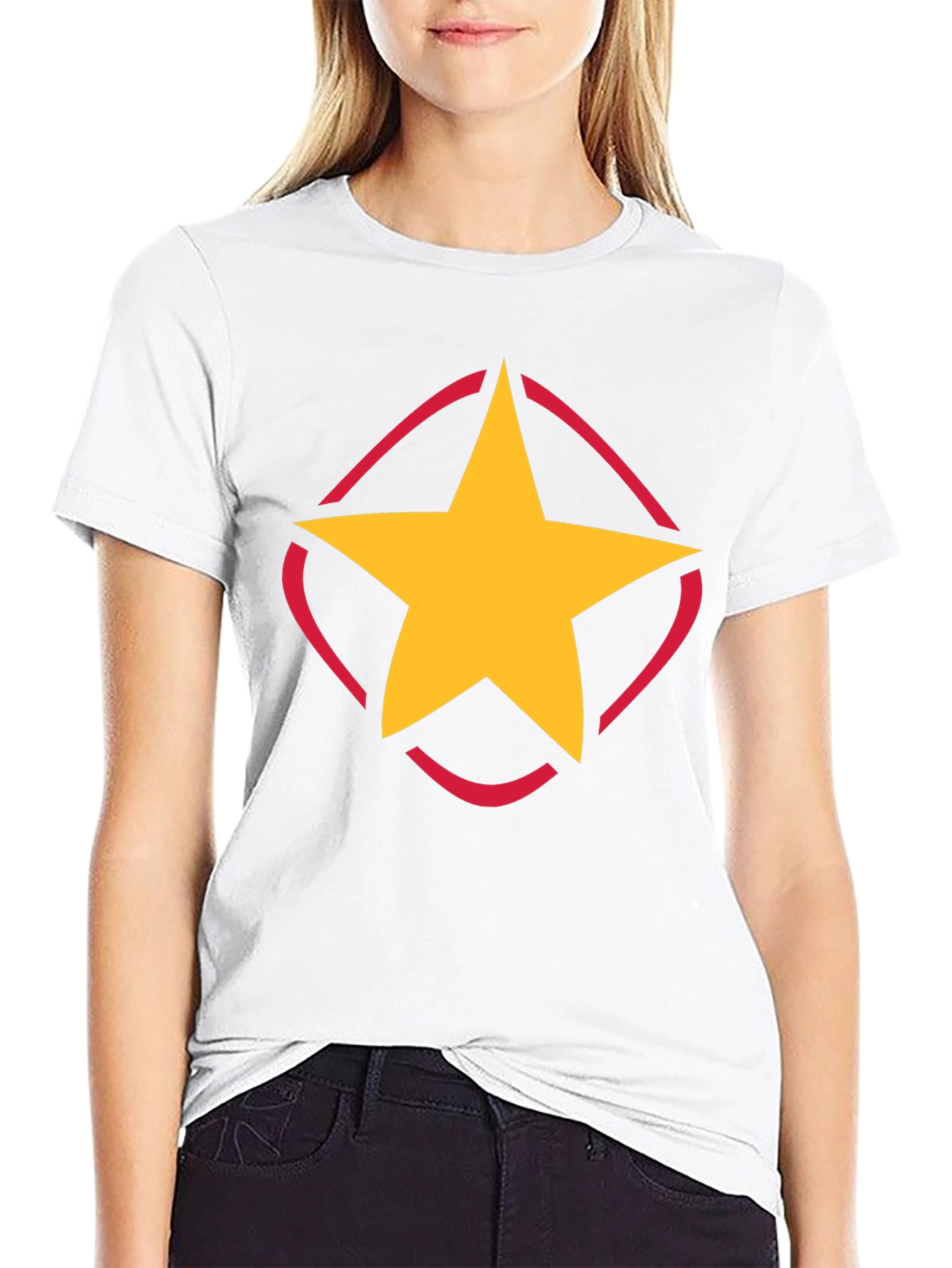 Star Emblem Black T-Shirt