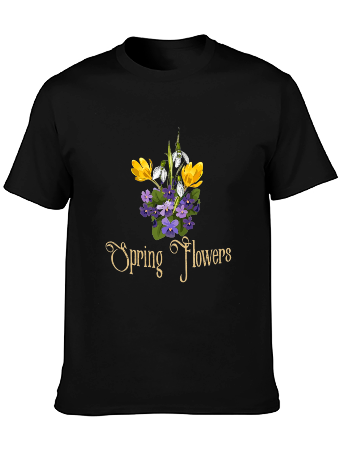 Spring Flowers Graphic T-Shirt