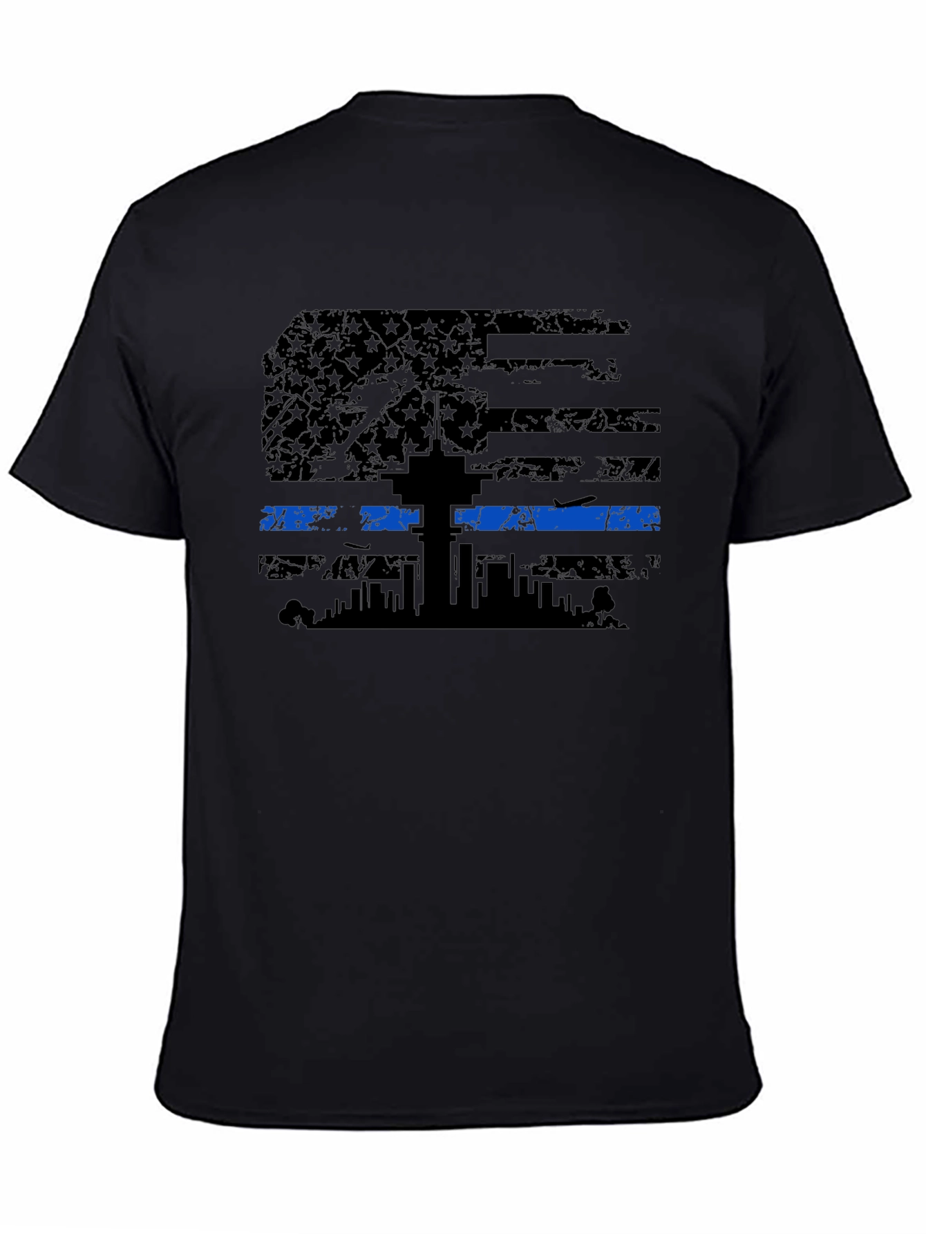 Thin Blue Line Flag T-Shirt