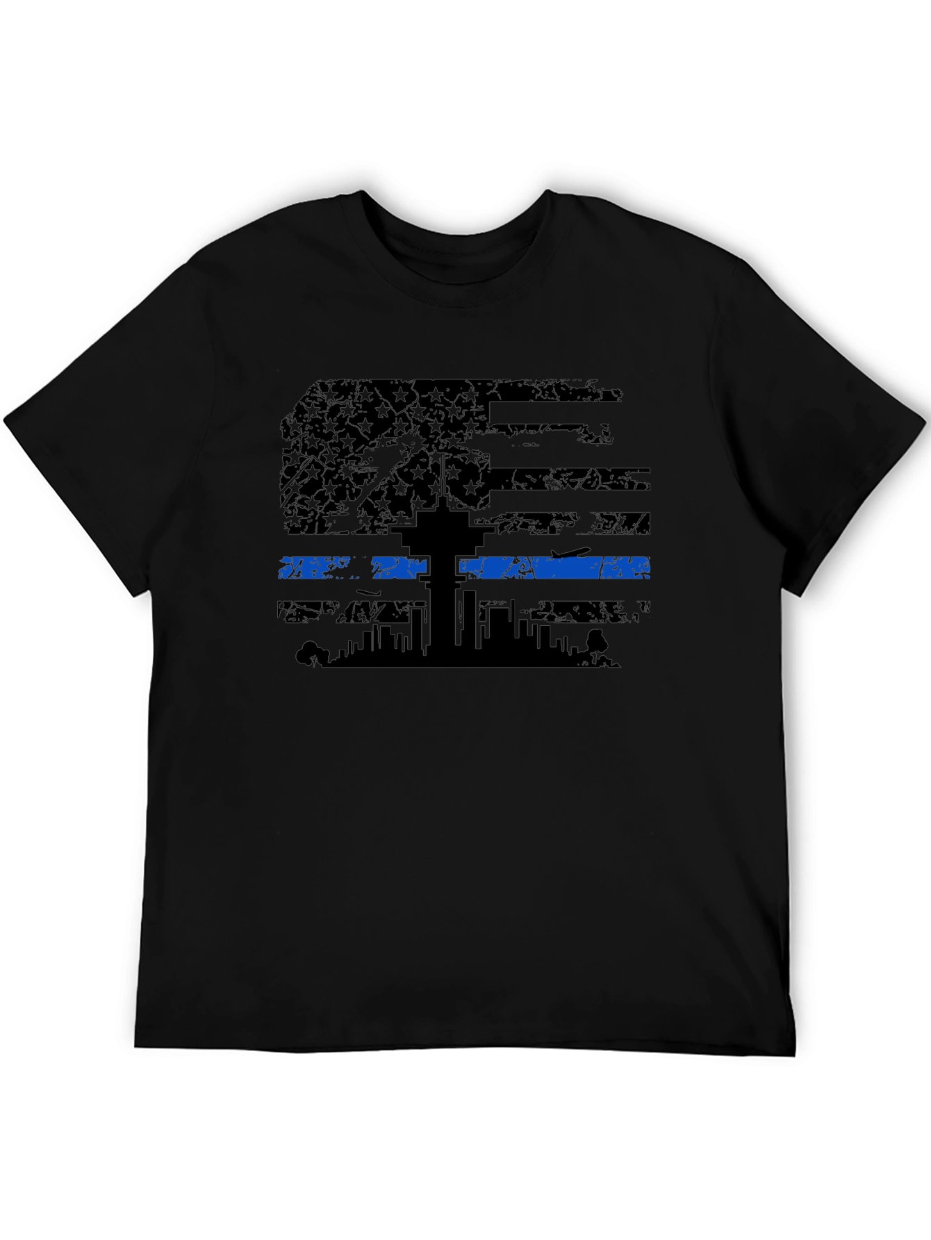 Thin Blue Line Flag T-Shirt