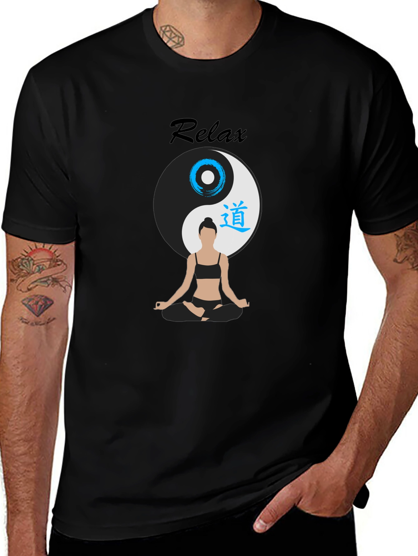 Relax Yin Yang Yoga T-Shirt