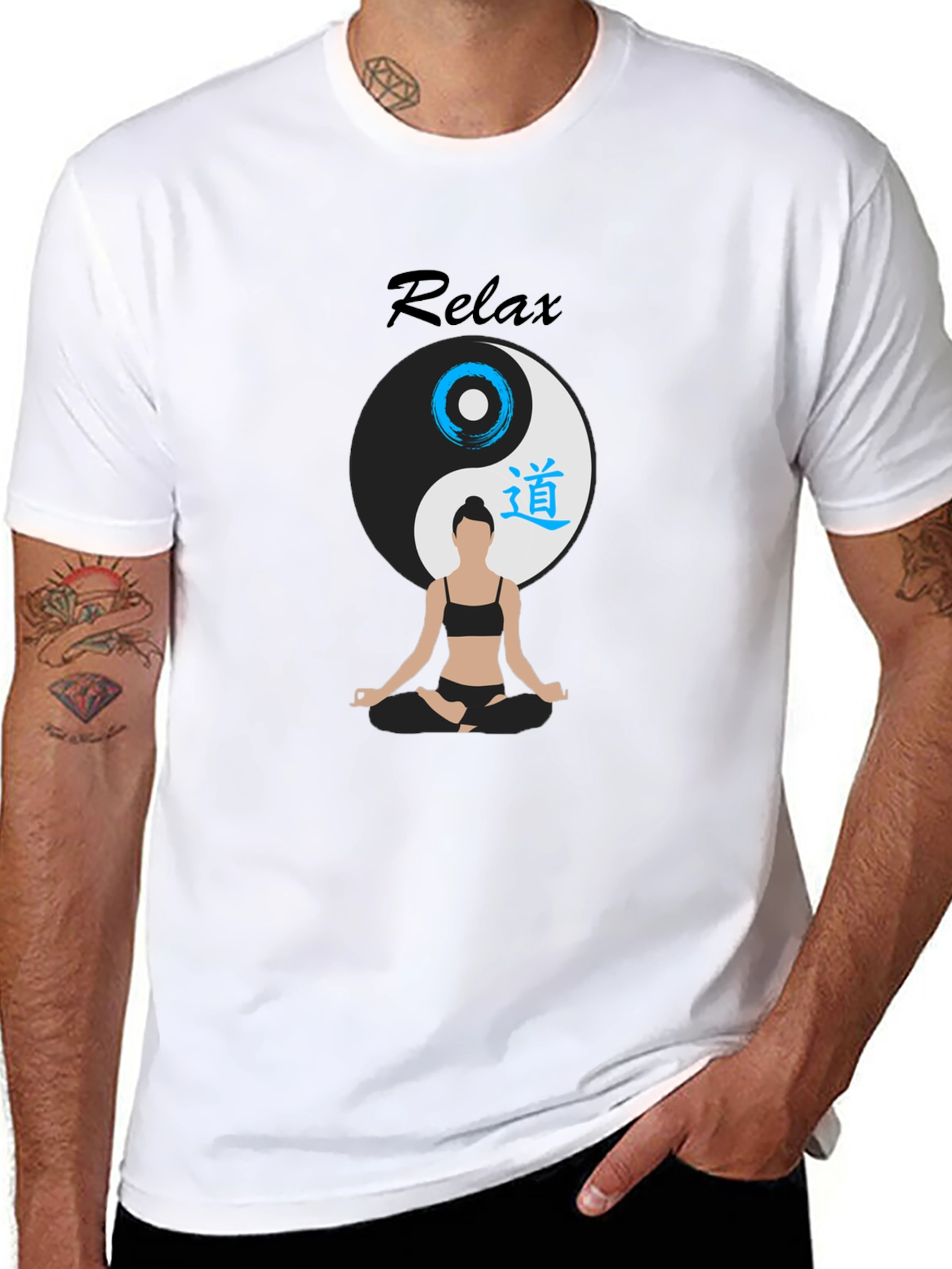 Relax Yin Yang Yoga T-Shirt