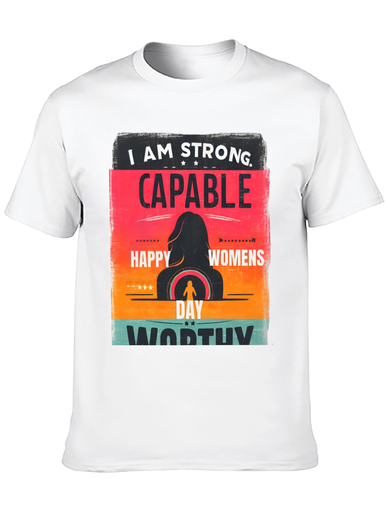 Strong Capable Womens Day Graphic Tee