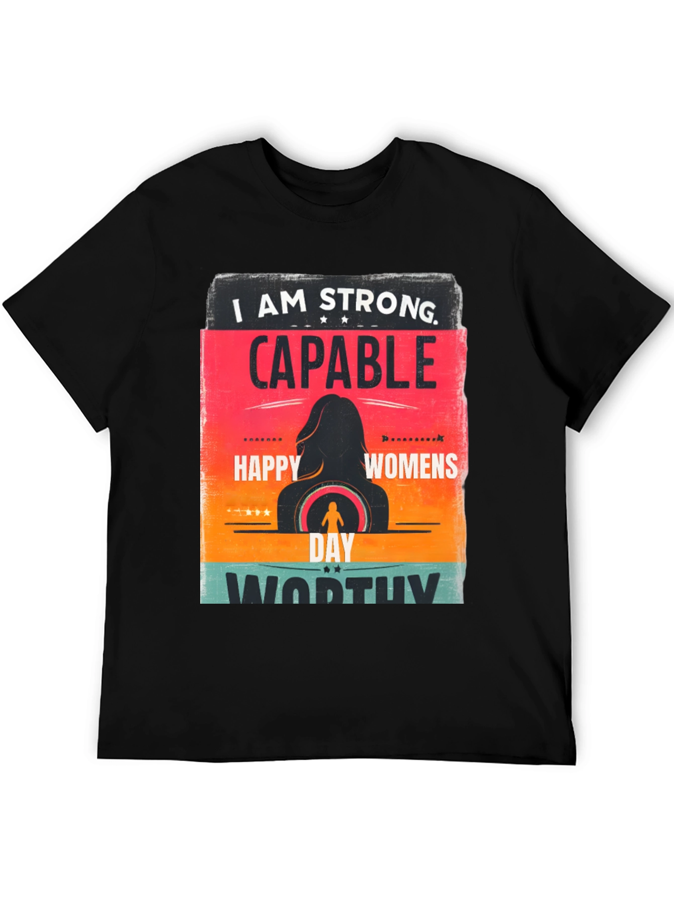 Strong Capable Womens Day Graphic Tee