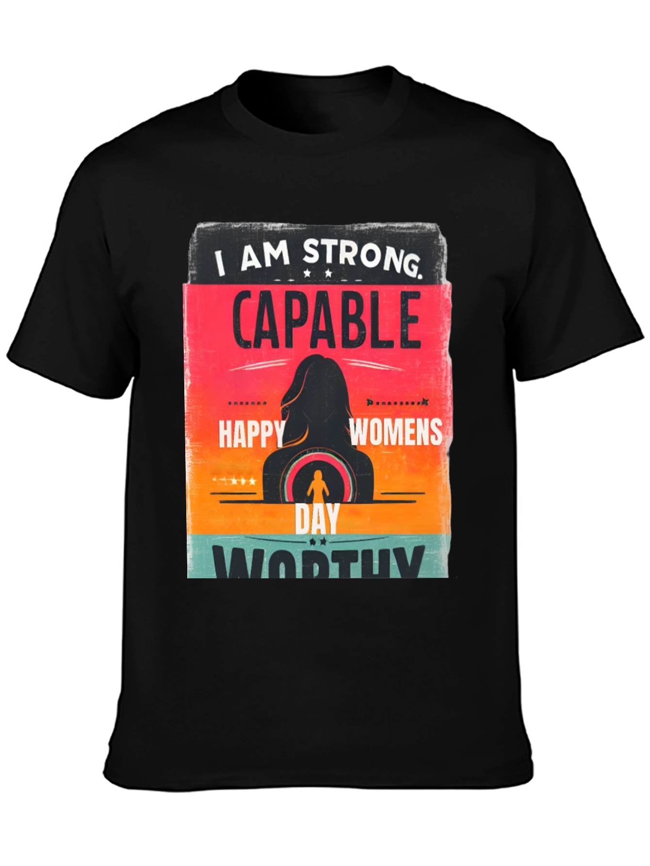 Strong Capable Womens Day Graphic Tee