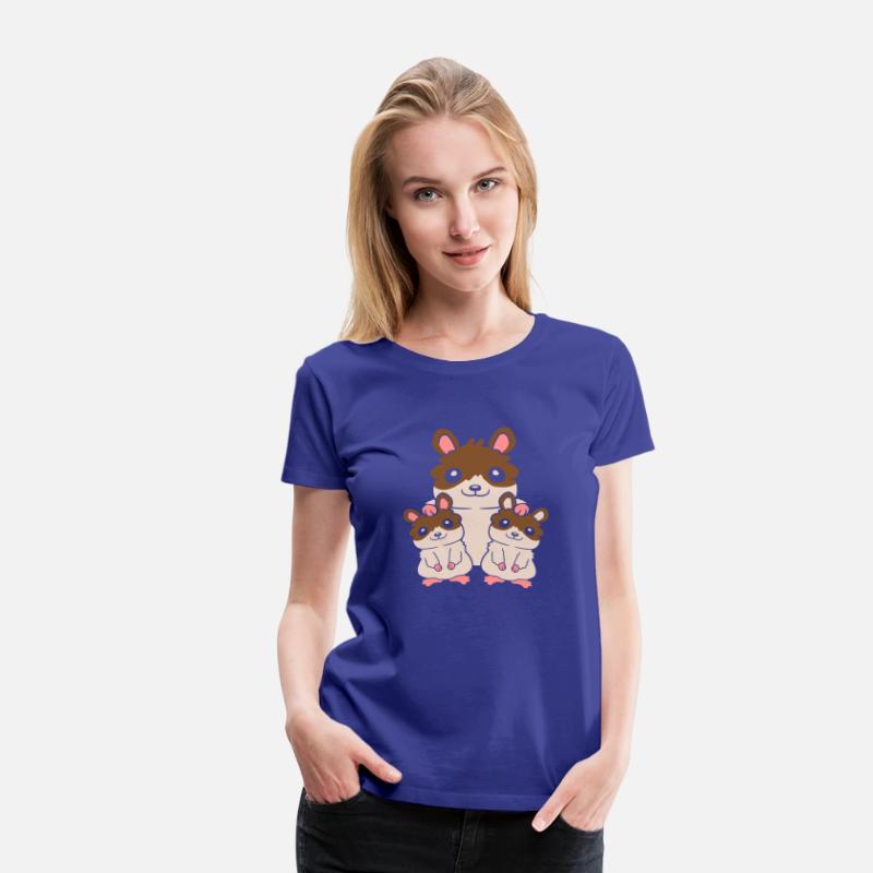 2 kids hamster family