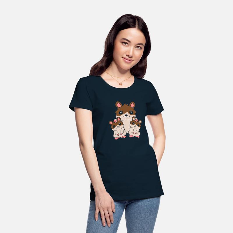 2 kids hamster family