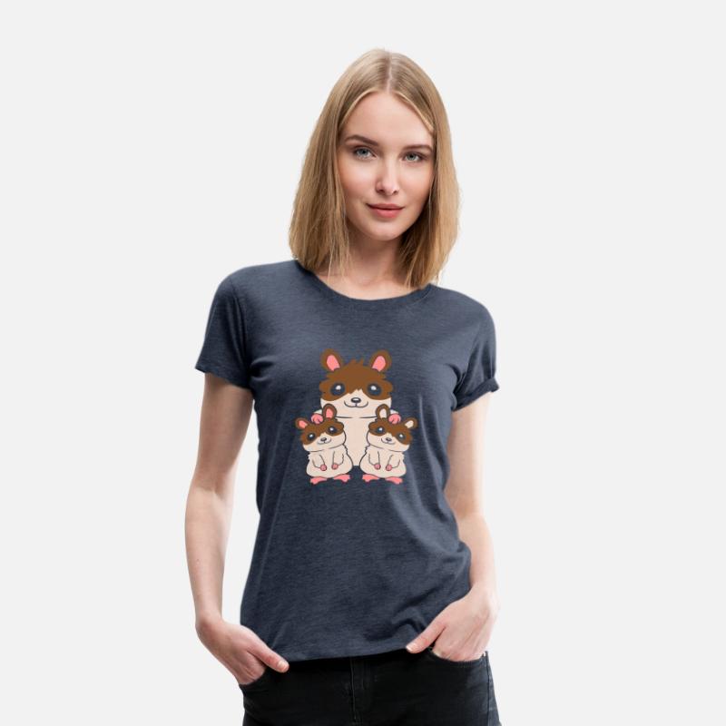 2 kids hamster family