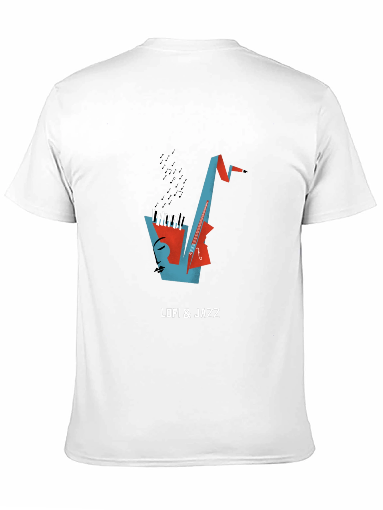 LoFi & Jazz Black Graphic Tee