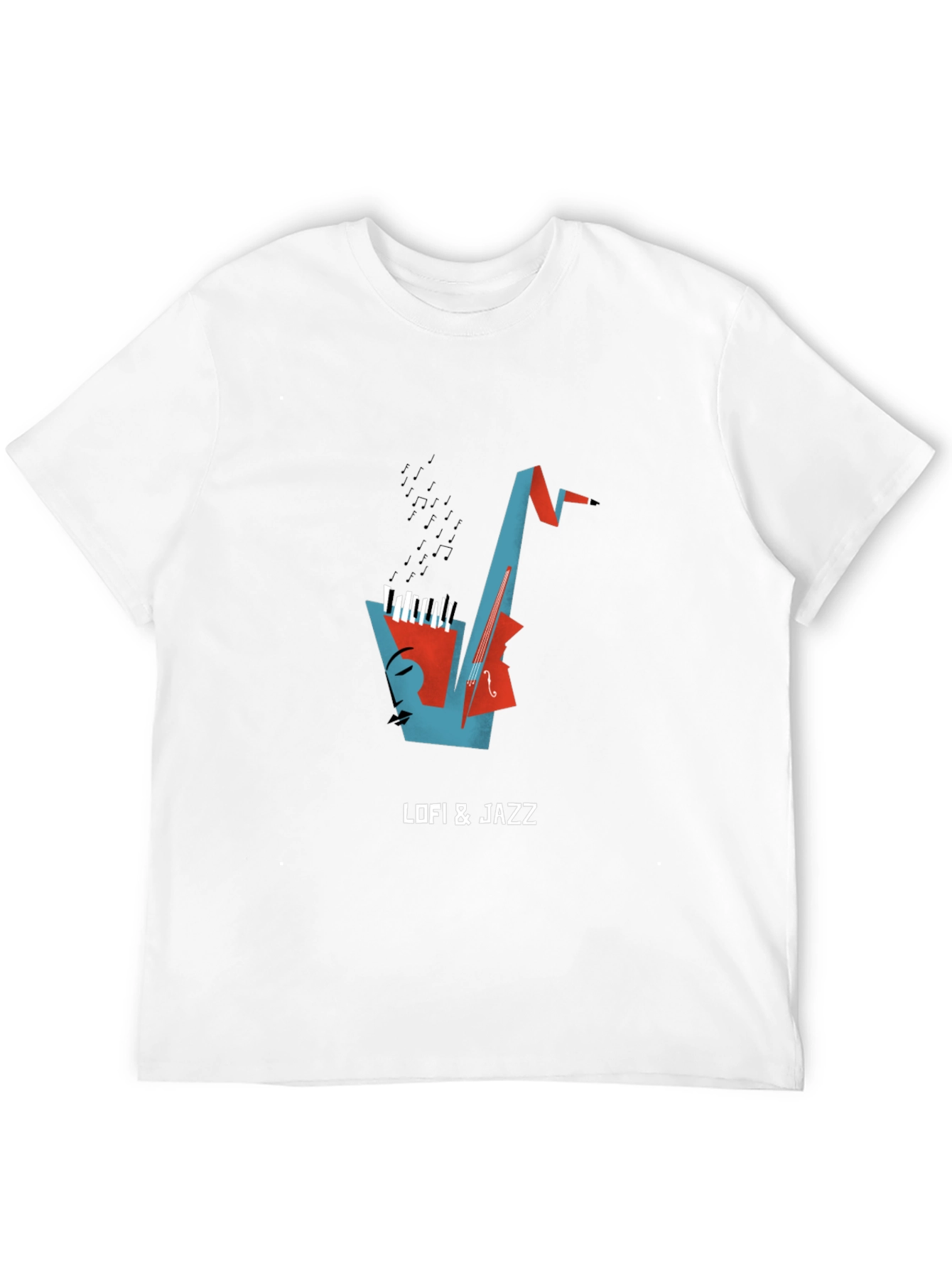 LoFi & Jazz Black Graphic Tee