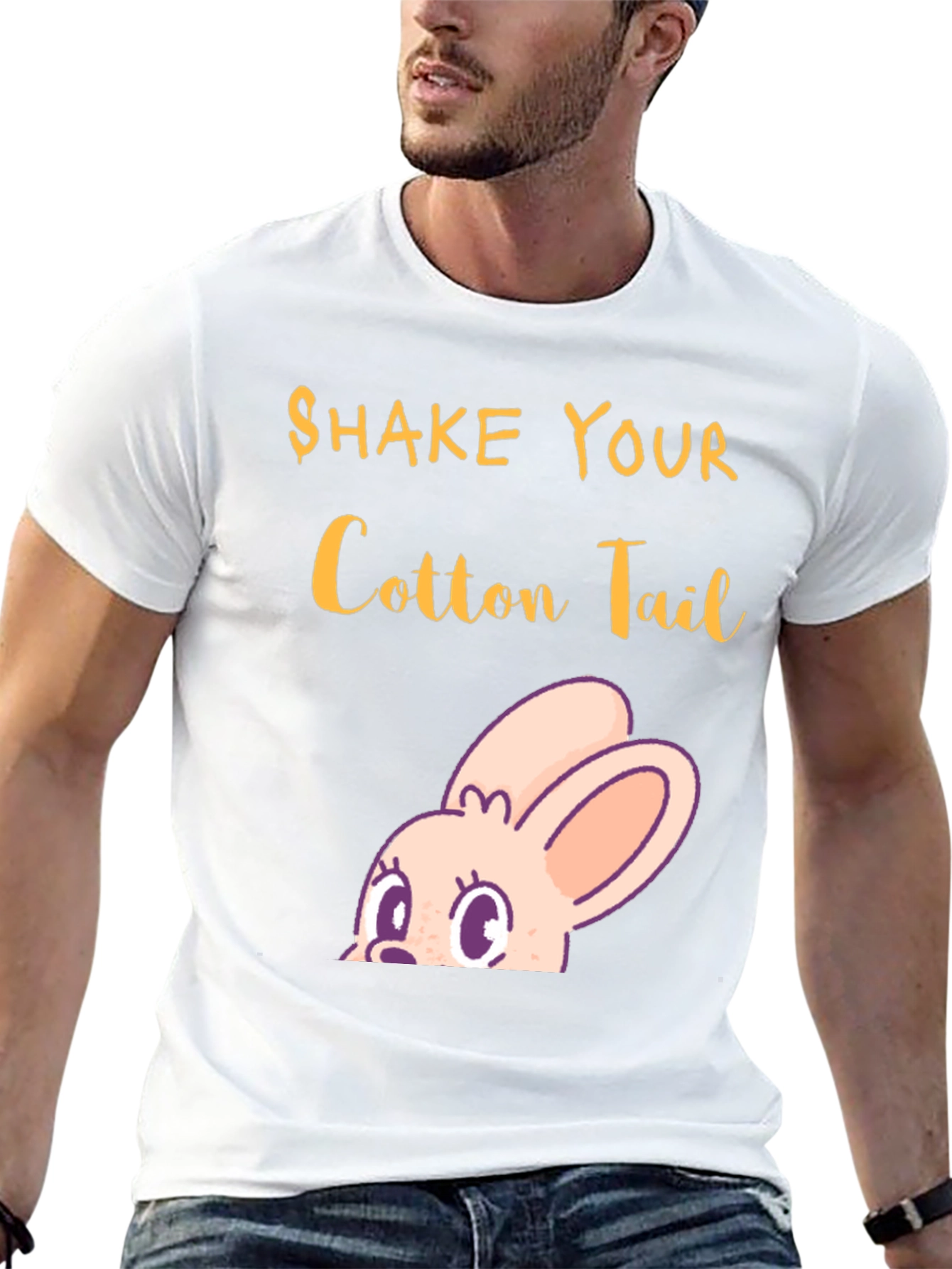 Shake Your Cotton Tail Black T-Shirt
