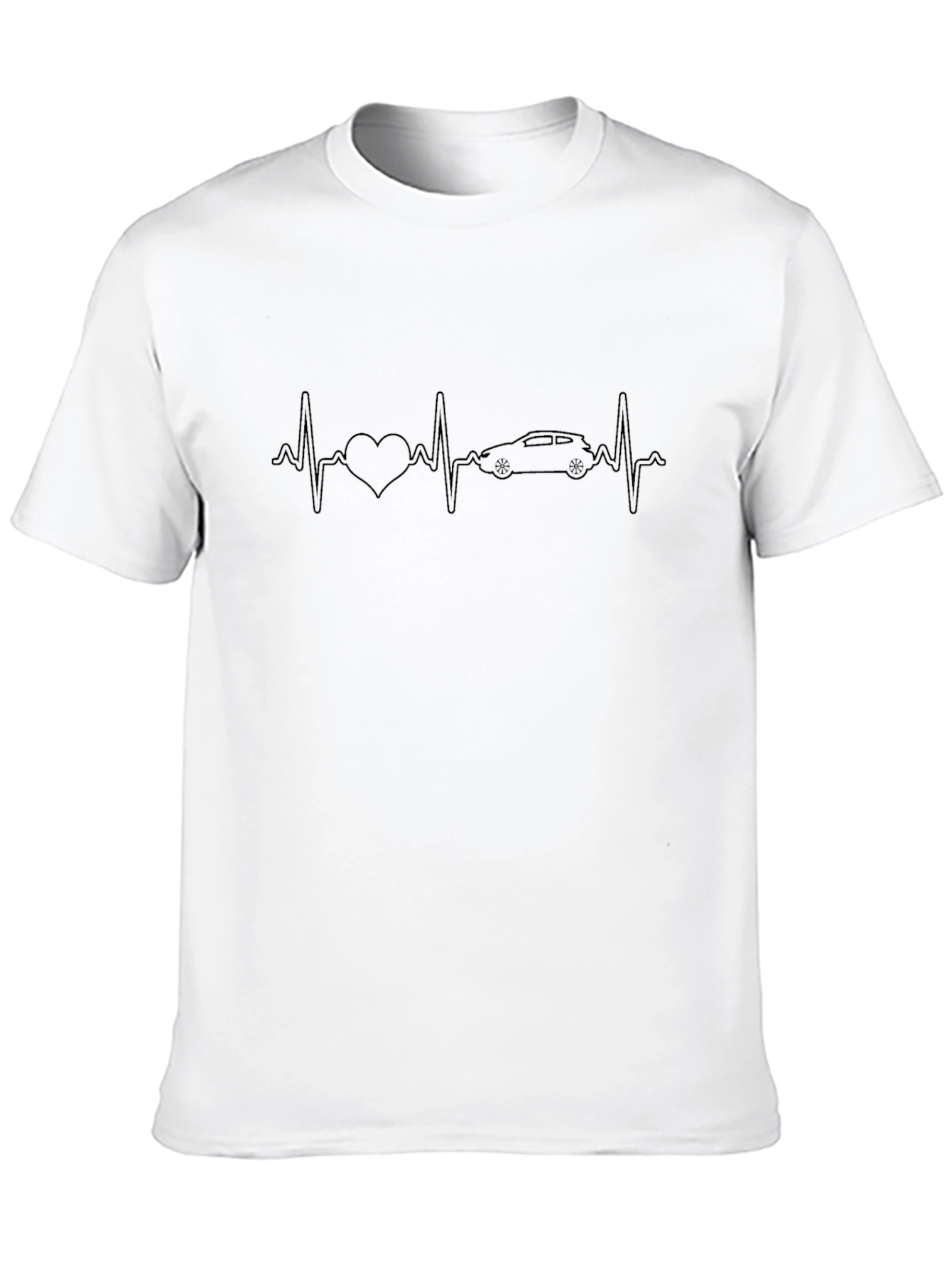 Car Heartbeat T-Shirt - Automotive Lover