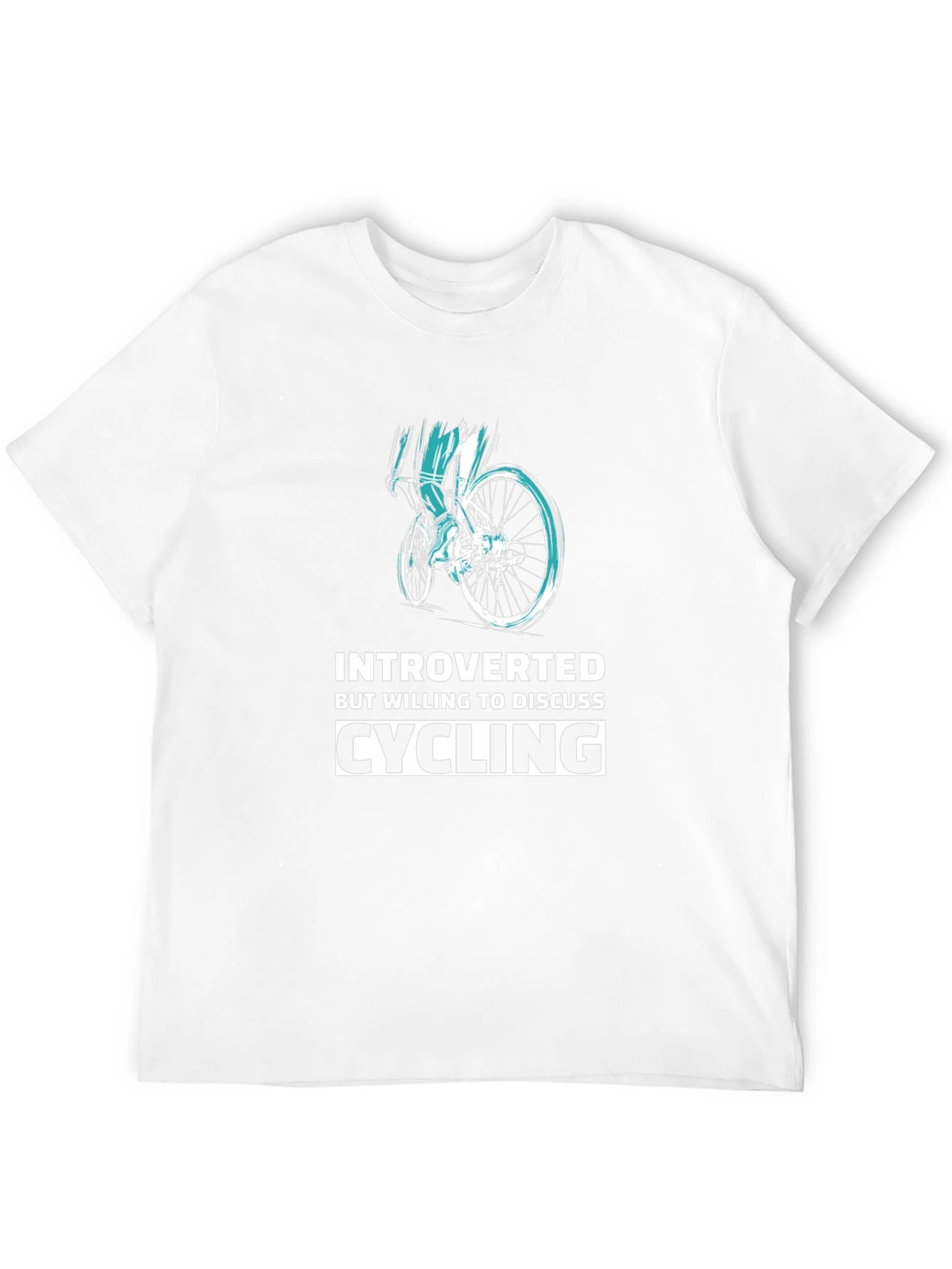Introverted Cycling Graphic T-Shirt