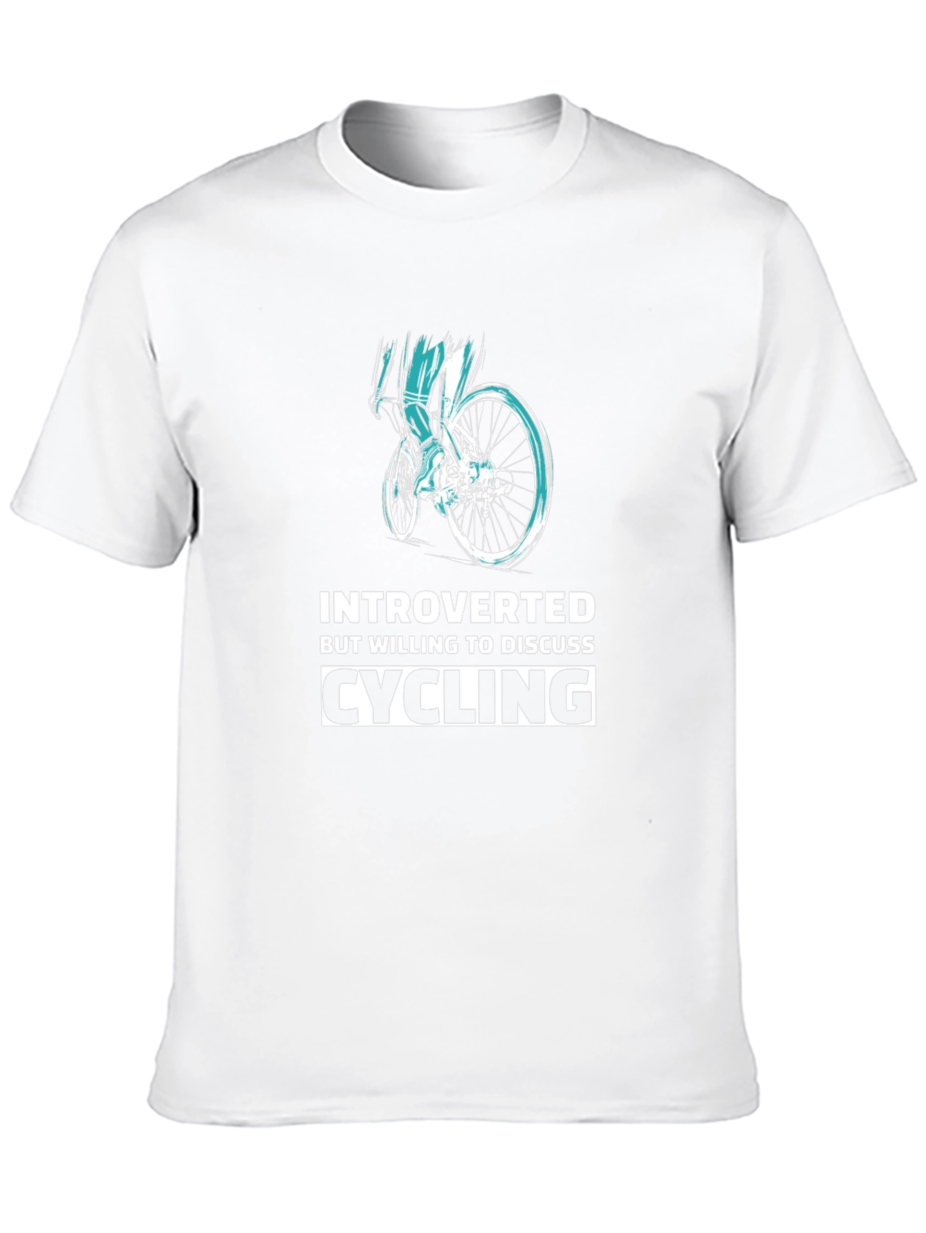 Introverted Cycling Graphic T-Shirt