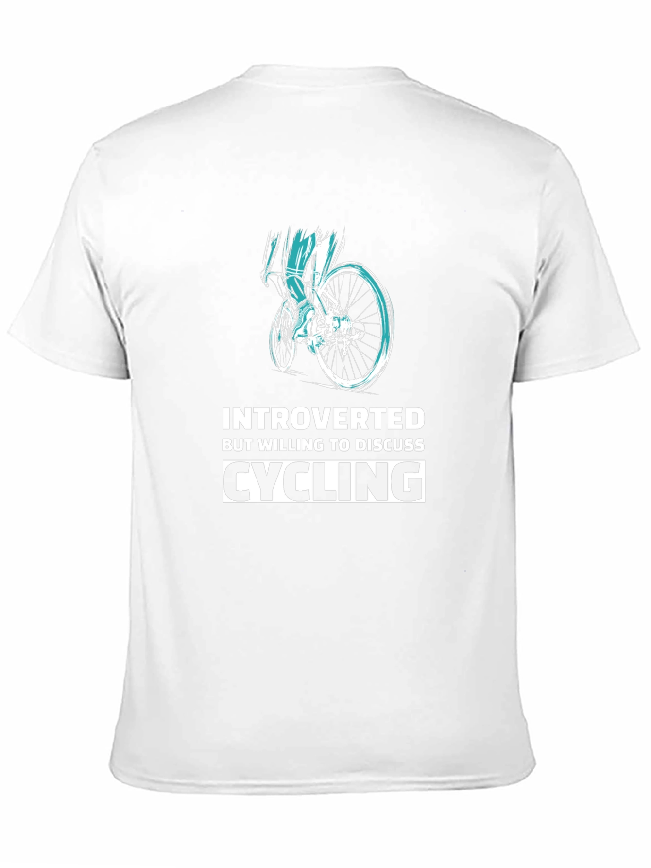 Introverted Cycling Graphic T-Shirt