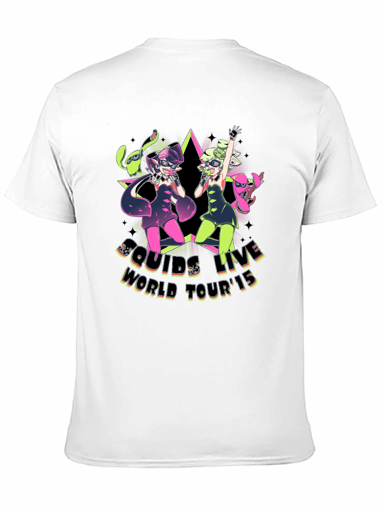 Squids Live World Tour 15 Black T-Shirt