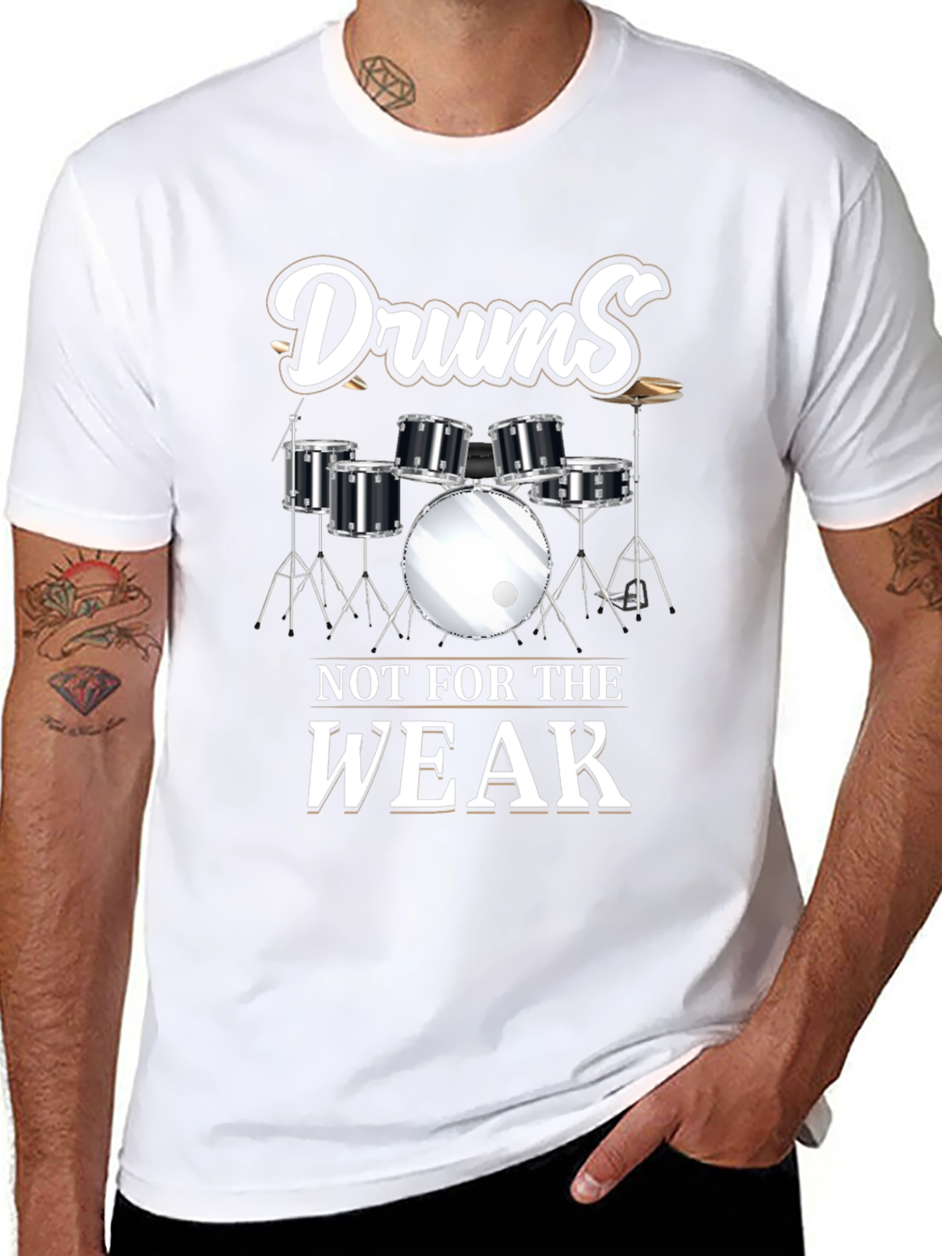 Drums Not For The Weak Graphic Tee