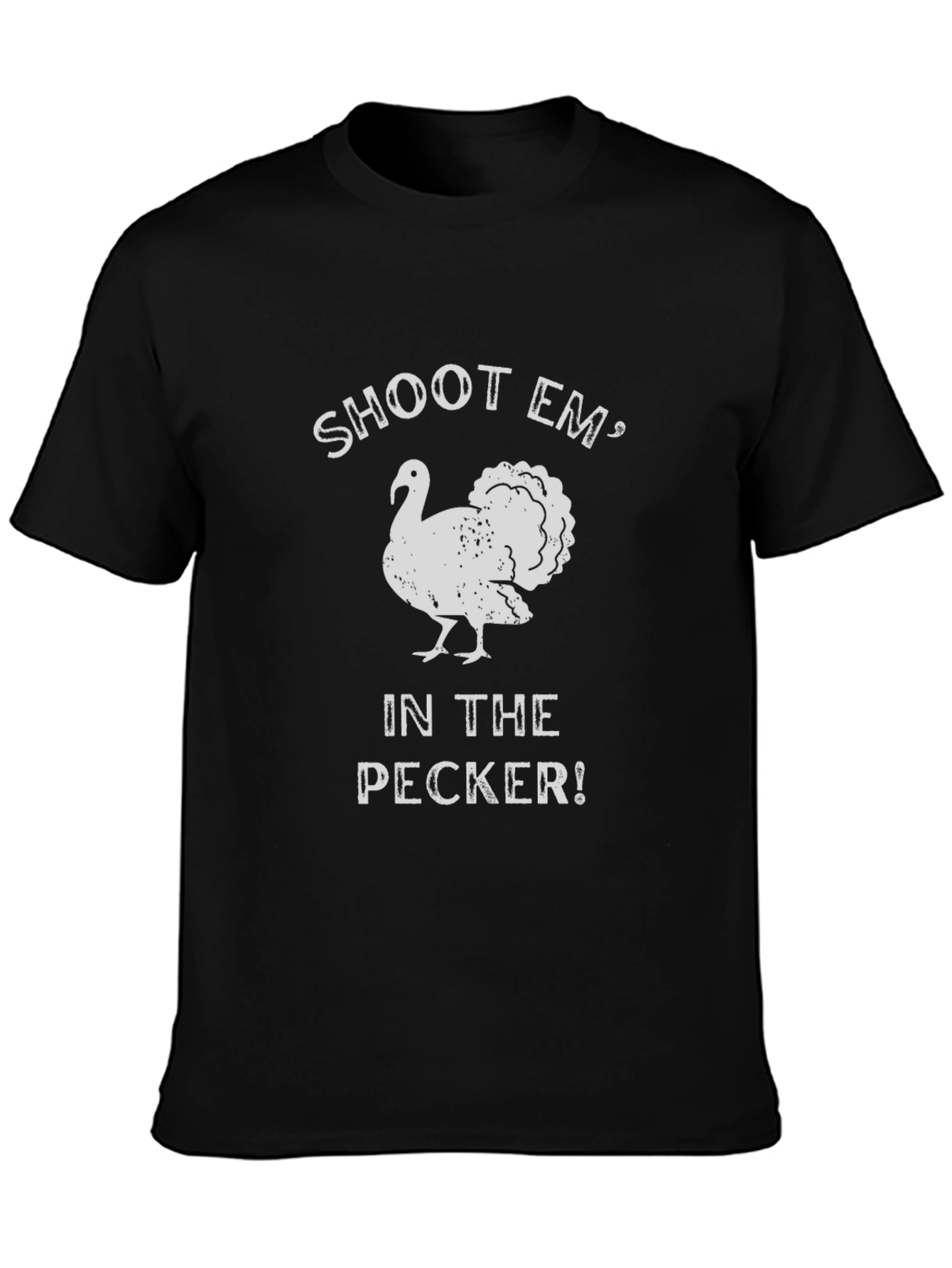 Shoot Em Turkey Humor Graphic Tee