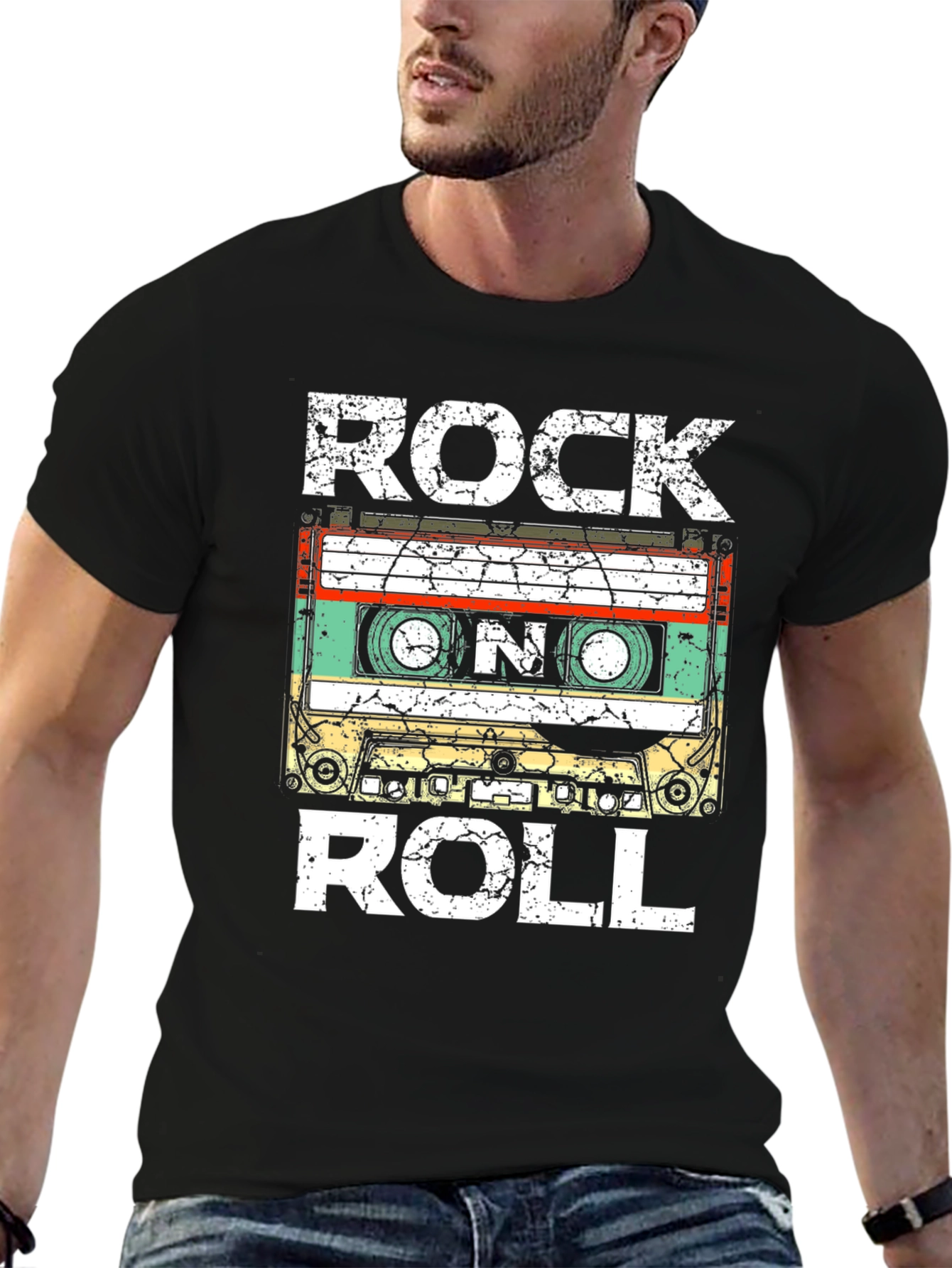 Rock N Roll Cassette Tape T-Shirt
