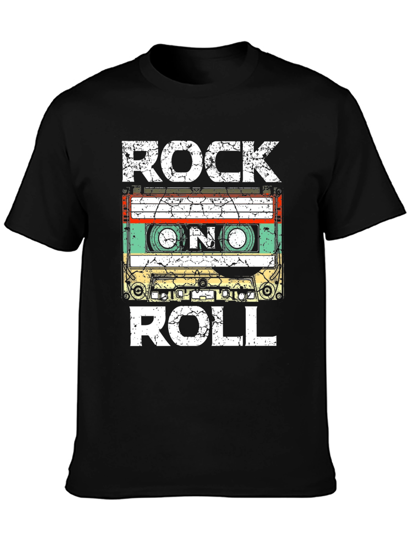 Rock N Roll Cassette Tape T-Shirt