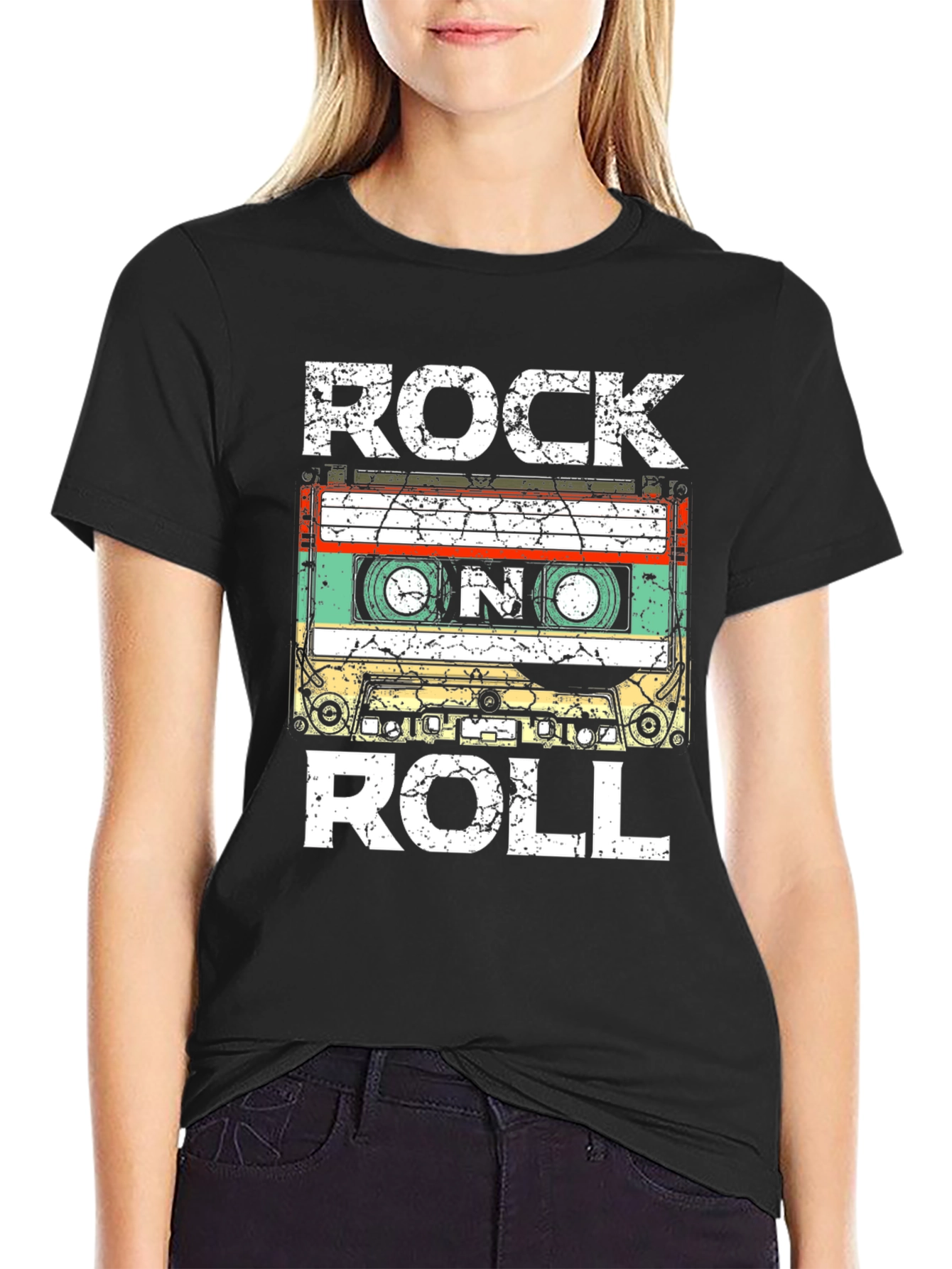 Rock N Roll Cassette Tape T-Shirt