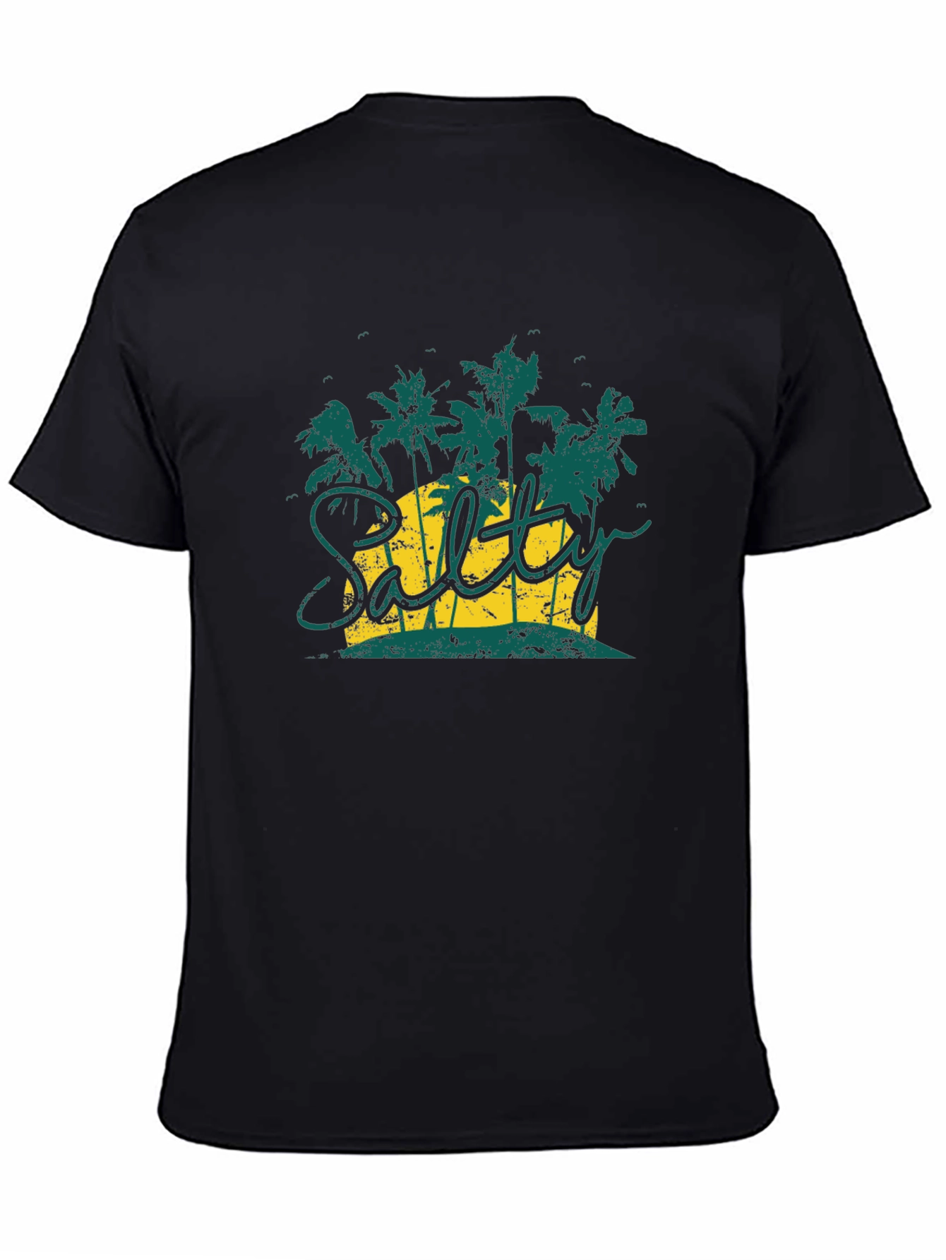 Salty Palm Tree Graphic T-Shirt